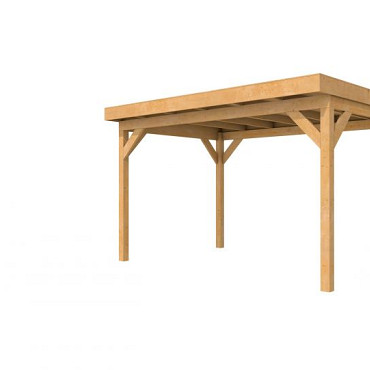 Douglasvision Buitenverblijf Comfort 400x270cm kleurloos geïmpregneerd