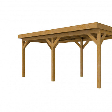 Douglasvision Buitenverblijf Comfort 500x270cm groen geïmpregneerd