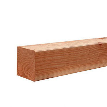 Douglas geschaafde Paal 12x12x400cm onbehandeld
