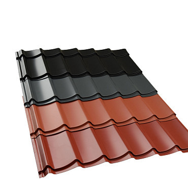 Dakpanplaten tbv Douglasvision Kapschuur Comfort 500x320cm (19m²) Terracotta