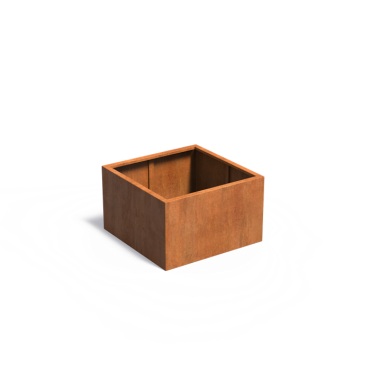 CARREZ zonder bodem 1000x1000x600mm Corten (CAW5.2)
