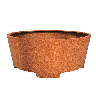 CONIC met poten Ø2000x800mm Corten 3mm (CCP1.1)