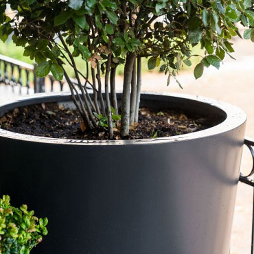 CONIC met poten Ø1500x800mm Aluminium (ACP2.1)