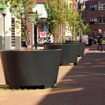 CONIC met poten Ø1500x800mm Aluminium (ACP2.1)