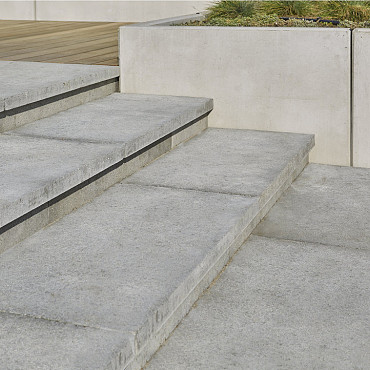 Artistone Oud Hollands traptreden 100x37x15cm Grijs