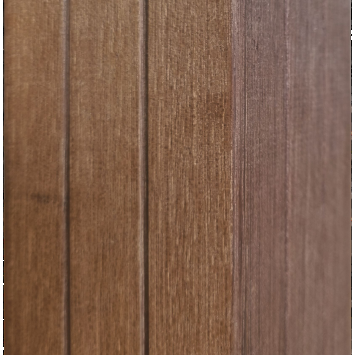 Paal Bangkirai 90x90mm V-groeven Premium P510 | 274cm