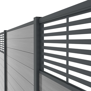 Boston Decopaneel Paxos horizontaal 45x175 cm dikte 2 mm RAL7016 (1008)