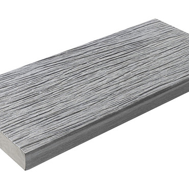 Kantplank WPC 22,5x138mm Fiberdeck Vintage | massief | Lunar Grey 300cm