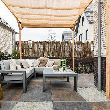 GeoCeramica® 60x60x4cm Corten Steel