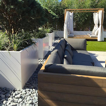 CARREZ zonder bodem 1200x1200x800mm Aluminium (AFW4.1)