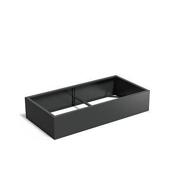 CARREZ zonder bodem 2000x1000x400mm Aluminium (AFW20.2)