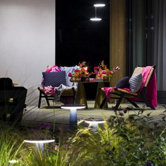 DISC LIGHT HEAD BLACK