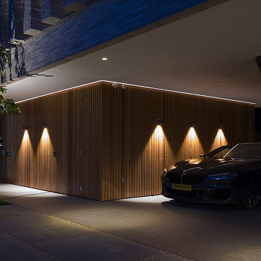 Wall ACE DOWN 100-230V Rosé Silver