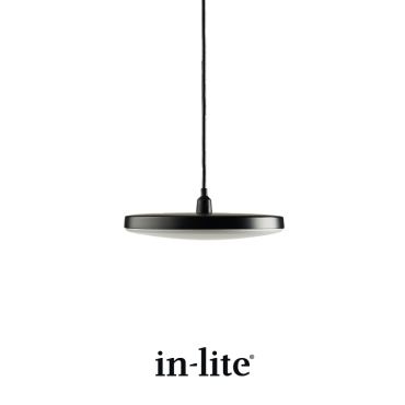 Hanglamp Disc Pendant Ø 200 mm Black | 100-230V