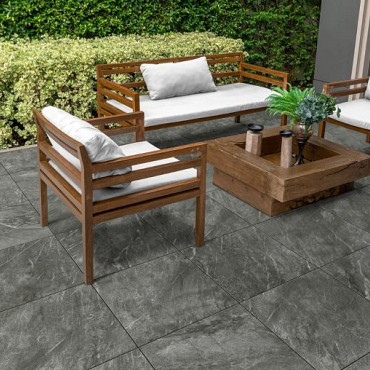 Cerasun Bergamo Antracite 60x60x4cm