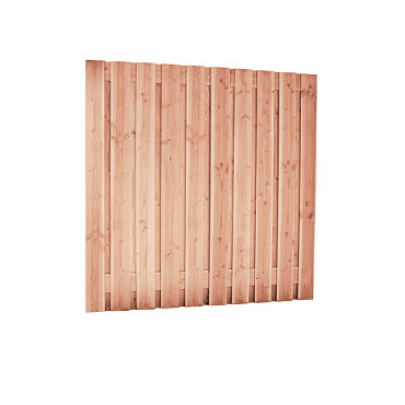 Redvision geschaafd plankenscherm 21-planks 16 mm 180x180cm verticaal recht