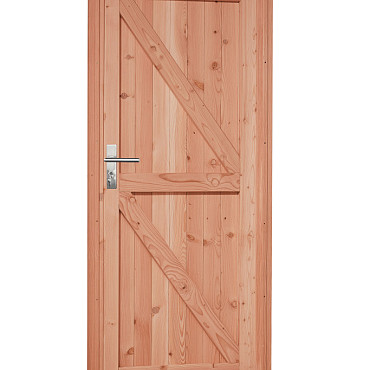 Redvision enkele deur dicht  rechtsdraaiend incl. beslag