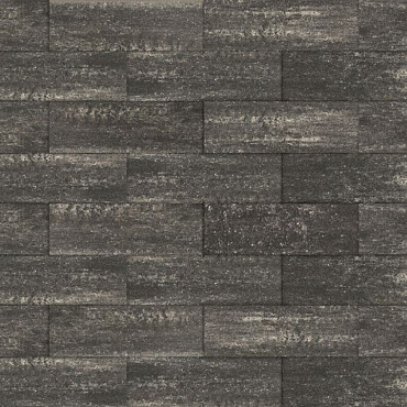 Romano 33x11x8cm Grijs/Zwart - stapelblok en/of klinker