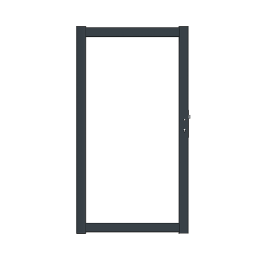 Boston Aluminium poortframe 98x183cm RAL7016 incl insteekslot