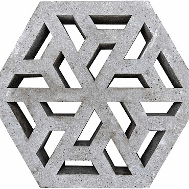 Oud Hollandse Eco Tegel 37,5x37,5x7cm grijs