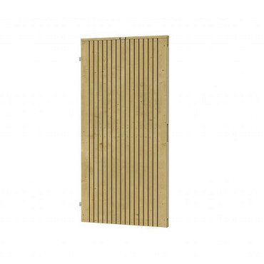 Tuindeur Elan 100 Excellent op verstelbaar stalen frame 99x190cm, groen geïmpregneerd VERTICAAL