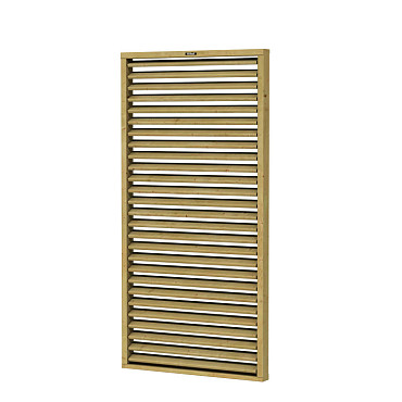 Shutterscherm Excellent Vuren, 90x180cm, groen geïmpregneerd.