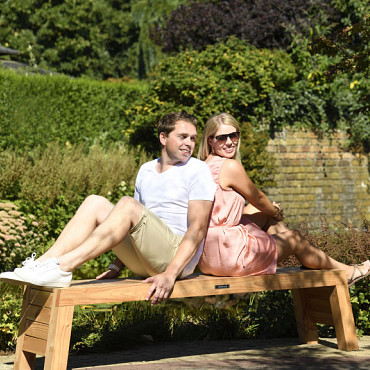 Bank Riva Excellent  200x45x45cm onbehandeld