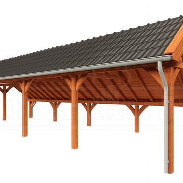 Kapschuur de Hoeve XL 12170x4400x3750mm (bxdxh)