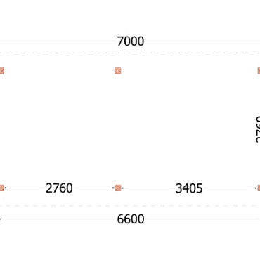 Kapschuur de Hoeve XL 7000x3800x3450mm (bxdxh) links