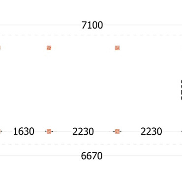 Kapschuur de Hoeve XL 7100x3800x3450mm (bxdxh) links