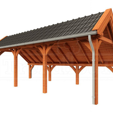 Kapschuur de Hoeve XL 7650x3800x3450mm (bxdxh)