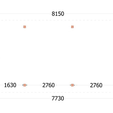 Kapschuur de Hoeve XL 8150x4400x3750mm (bxdxh) links