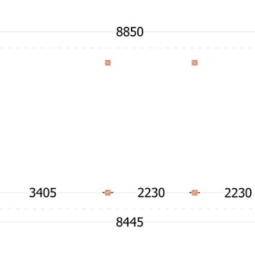 Kapschuur de Hoeve XL 8850x4400x3750mm (bxdxh) links
