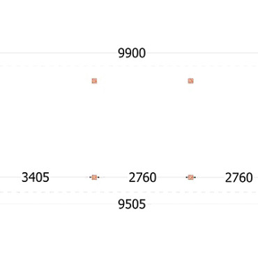 Kapschuur de Hoeve XL 9900x3800x3450mm (bxdxh) links