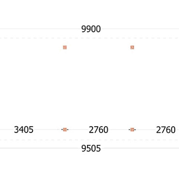 Kapschuur de Hoeve XL 9900x4400x3750mm (bxdxh) links