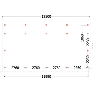 Kapschuur de Hofstee XXL 12500x7200x5000mm (bxdxh)