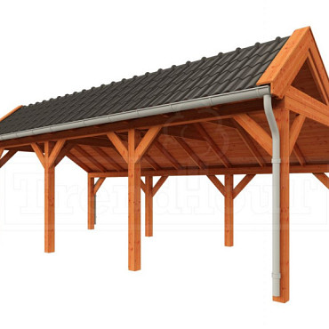 Kapschuur de Stee 7400x3600x3350mm (bxdxh)