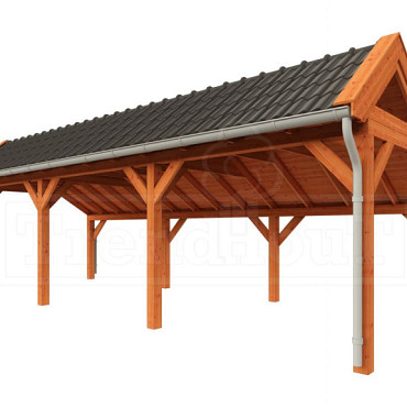 Kapschuur de Stee 9000x3600x3350mm (bxdxh)