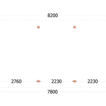 Buitenverblijf Zadeldak XL 8200x4400x4250mm (bxdxh)