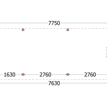 Buitenverblijf Casa 7750x3300x2600mm (bxdxh)