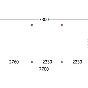 Buitenverblijf Casa 7800x3300x2600mm (bxdxh)