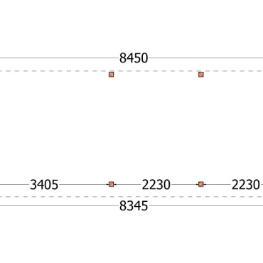 Buitenverblijf Casa 8450x3300x2600mm (bxdxh)