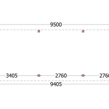 Buitenverblijf Casa 9500x3300x2600mm (bxdxh)