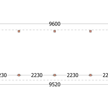 Buitenverblijf Casa 9600x3300x2600mm (bxdxh)