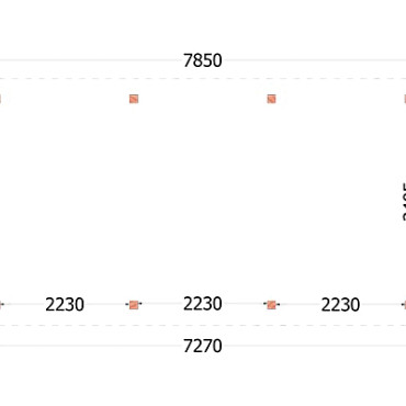 Buitenverblijf Florence 7850x4250x2600mm (bxdxh)