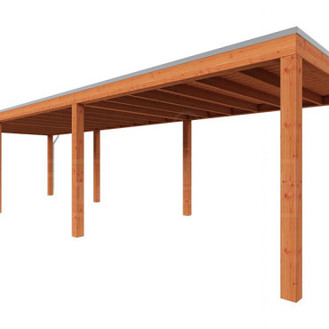 Buitenverblijf Palermo 10150x3100x2450mm (bxdxh)