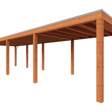 Buitenverblijf Palermo 10750x3100x2450mm (bxdxh)