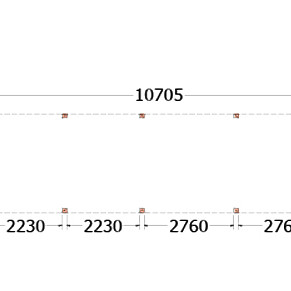 Buitenverblijf Palermo 10750x3100x2450mm (bxdxh)