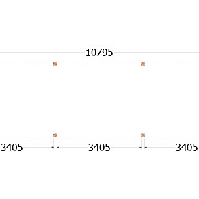 Buitenverblijf Palermo 10800x3100x2450mm (bxdxh)