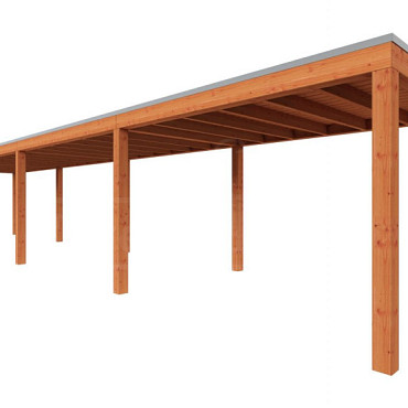 Buitenverblijf Palermo 14350x2550x2450mm (bxdxh)